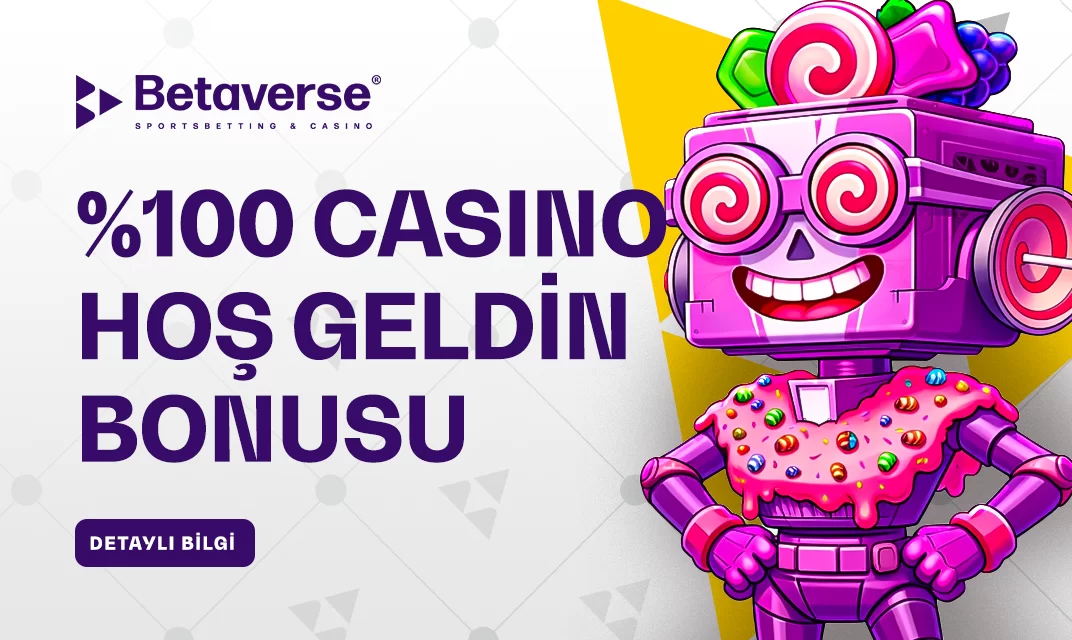 %100 Casino Slot Hoşgeldin Bonusu görseli