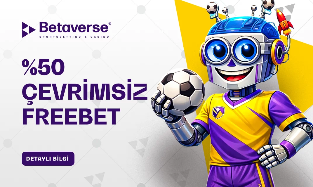 %50 Çevrimsiz Freebet görseli